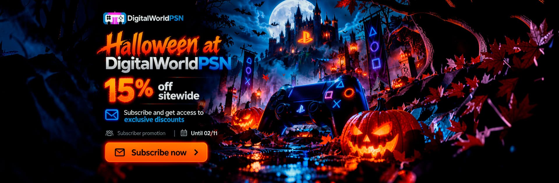 banner halloween ingles